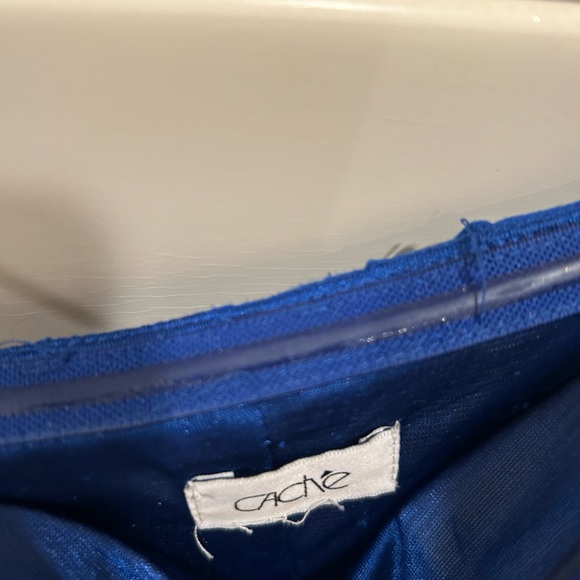 Worn once, Cache navy dress Perfect For Prom - Picture 2 of 4